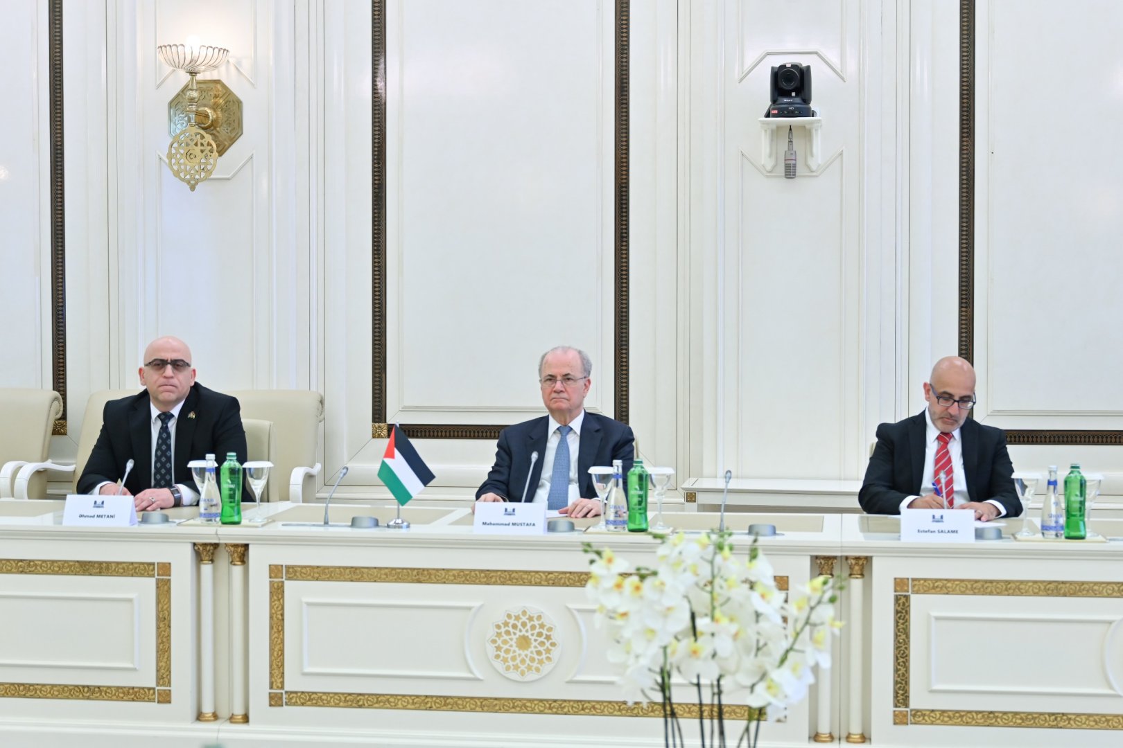 Speaker of Azerbaijani Parliament meets Prime Minister of Palestine (PHOTO)