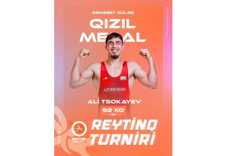 Azerbaijani wrestler wins gold medal at tournament in Budapest