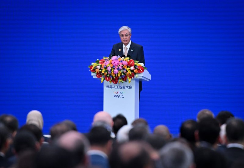 President Tokayev calls for inclusive global AI governance at Shanghai summit