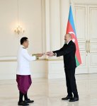 President Ilham Aliyev receives credentials of incoming Cambodian ambassador (PHOTO/VIDEO)