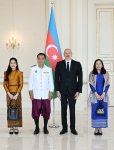 President Ilham Aliyev receives credentials of incoming Cambodian ambassador (PHOTO/VIDEO)