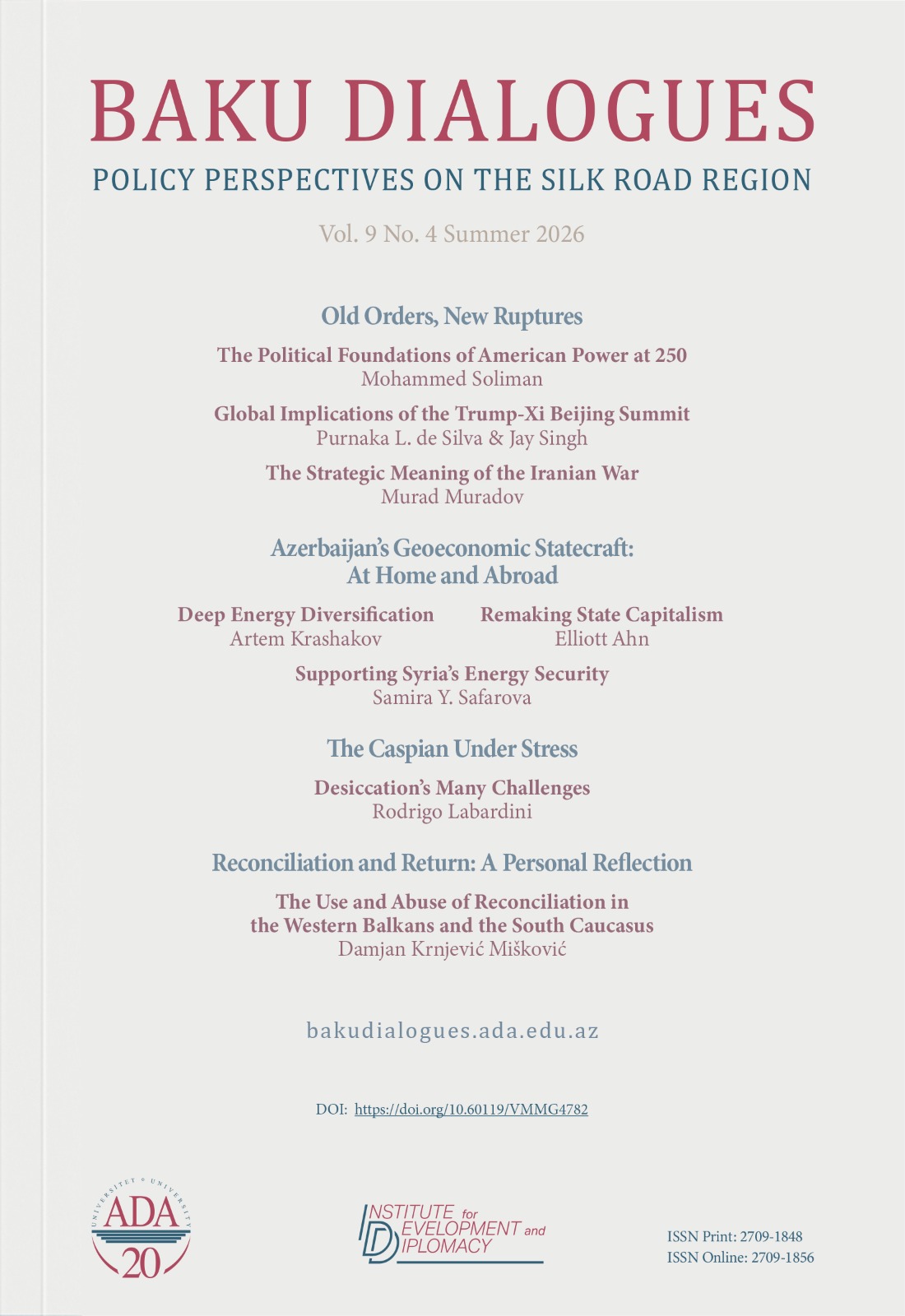 IDD releases Summer 2026 Edition of Baku Dialogues (PHOTO)