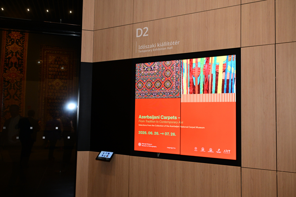 Leyla Aliyeva attends presentation of "Azerbaijani Carpets - From Tradition to Contemporary Art" exhibition in Budapest (PHOTO)