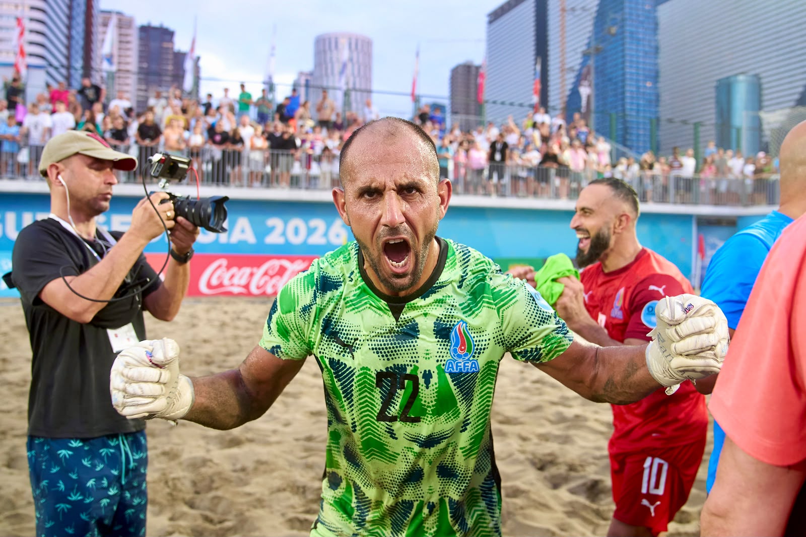 Azerbaijan beach soccer team wins Euro Beach Soccer League Division B (PHOTO)
