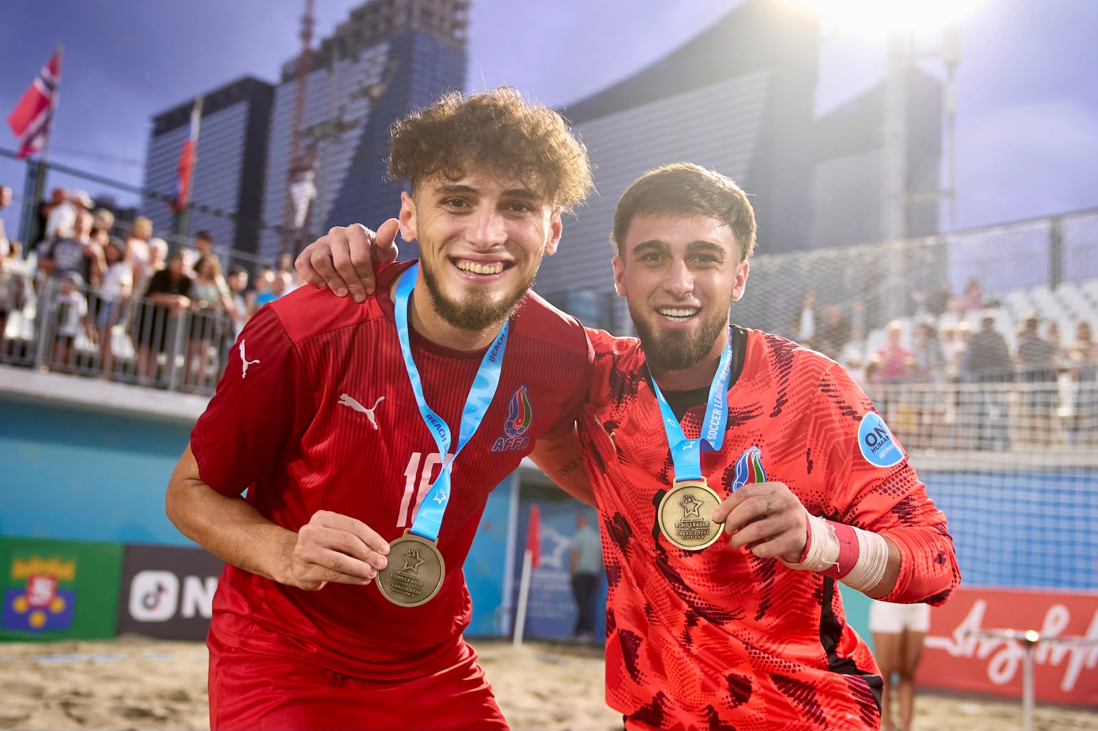 Azerbaijan beach soccer team wins Euro Beach Soccer League Division B (PHOTO)
