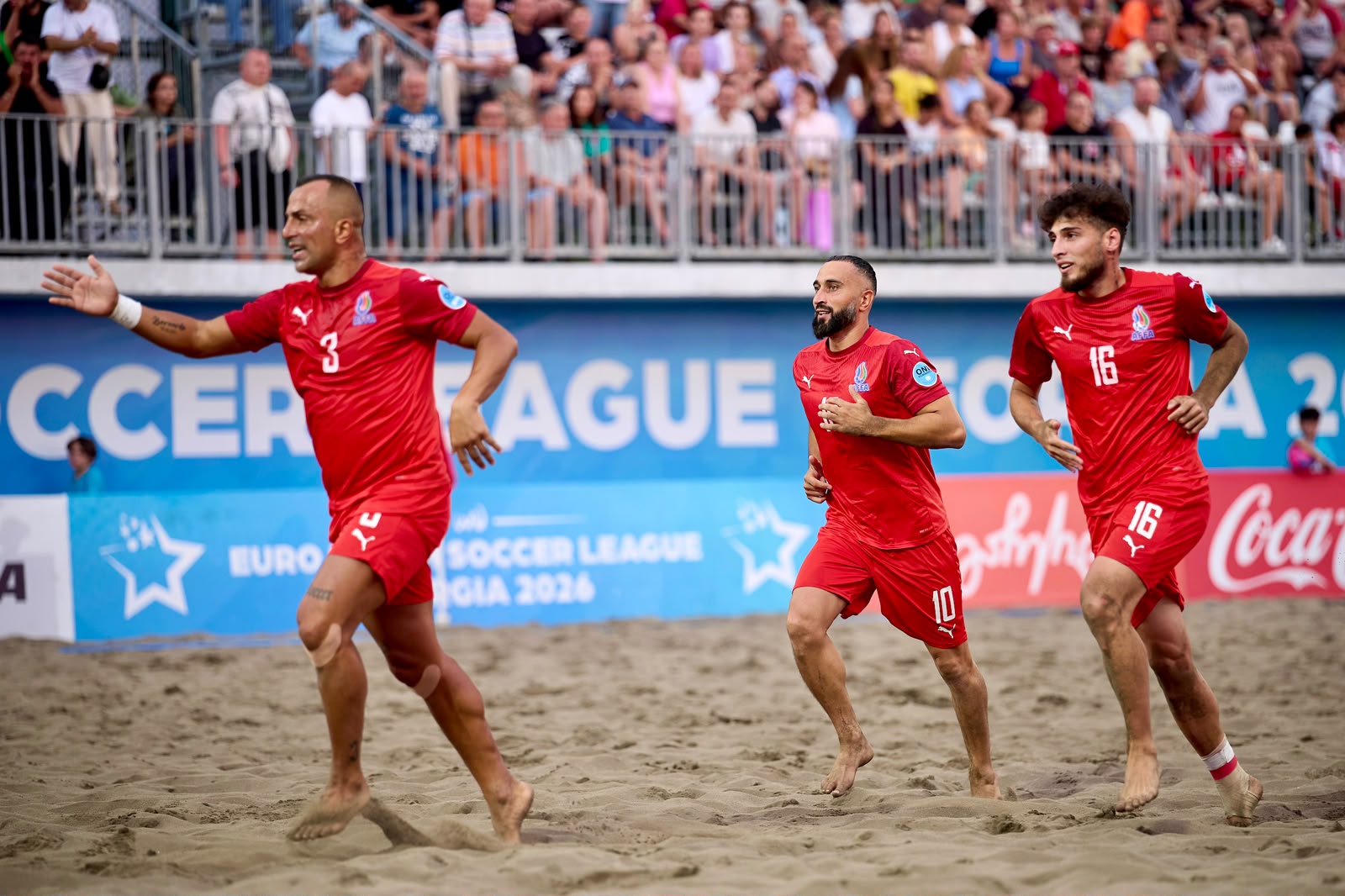 Azerbaijan beach soccer team wins Euro Beach Soccer League Division B (PHOTO)