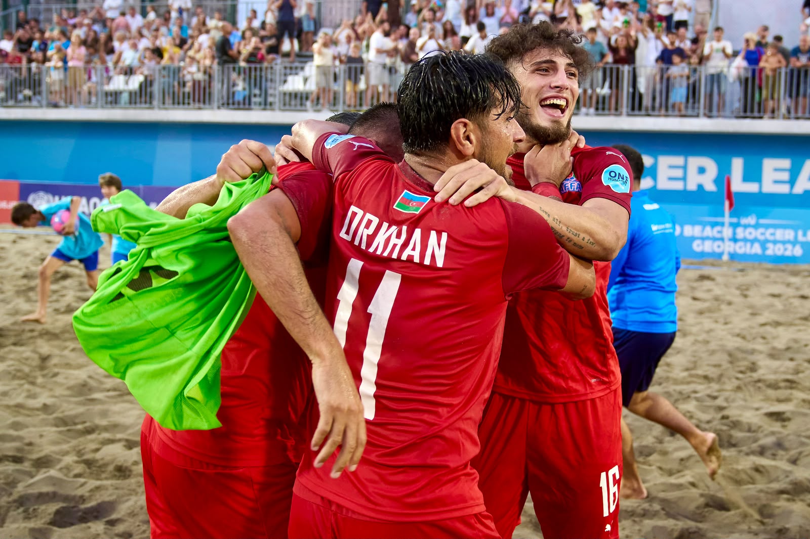 Azerbaijan beach soccer team wins Euro Beach Soccer League Division B (PHOTO)