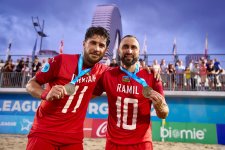 Azerbaijan beach soccer team wins Euro Beach Soccer League Division B (PHOTO)