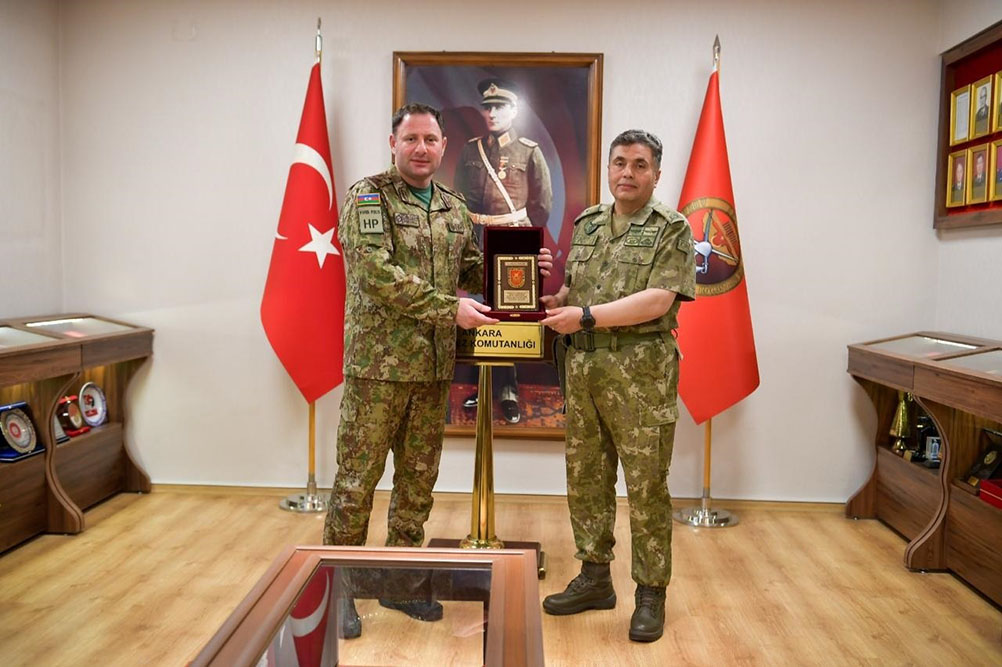 Azerbaijani MoD’s military police delegation visits Türkiye (PHOTO)