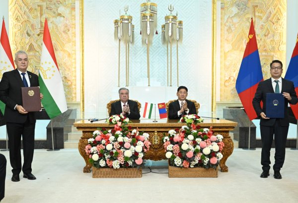 Tajikistan, Mongolia sign package of bilateral cooperation agreements