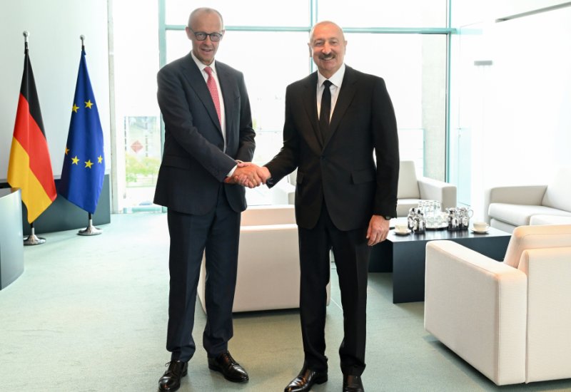 President Ilham Aliyev holds one-on-one meeting with German Chancellor Friedrich Merz