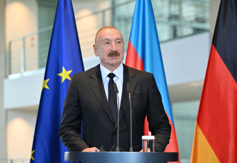 Crude oil accounts for the main part of Azerbaijan's exports to Germany - President Ilham Aliyev