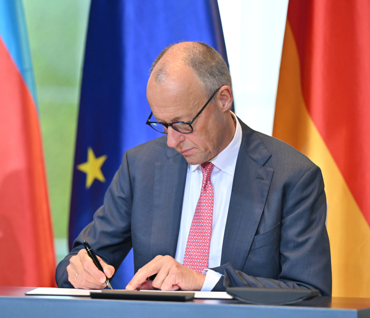 Azerbaijan-Germany documents signed in Berlin (PHOTO)