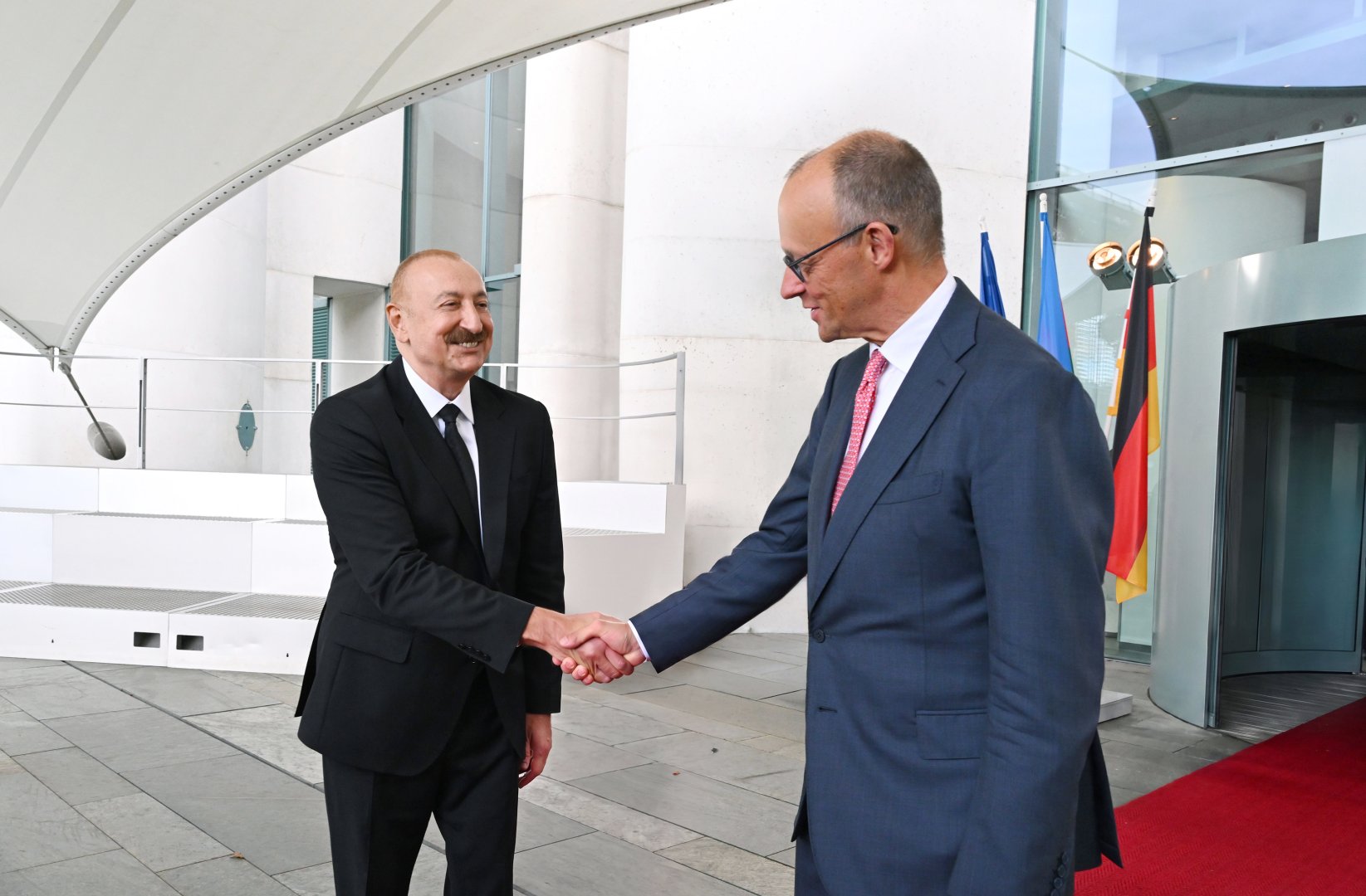 President Ilham Aliyev and Federal Chancellor Friedrich Merz make press statements (PHOTO/VIDEO)
