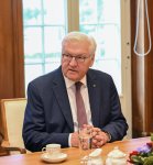 President Ilham Aliyev and German President Frank-Walter Steinmeier hold expanded meeting (PHOTO)