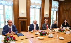 President Ilham Aliyev and German President Frank-Walter Steinmeier hold expanded meeting (PHOTO)