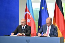 Azerbaijan-Germany documents signed in Berlin (PHOTO)