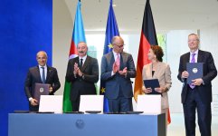 Azerbaijan-Germany documents signed in Berlin (PHOTO)