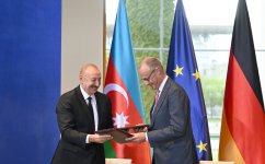 Azerbaijan-Germany documents signed in Berlin (PHOTO)