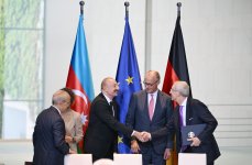 Azerbaijan-Germany documents signed in Berlin (PHOTO)