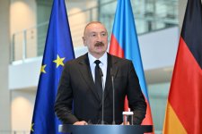 President Ilham Aliyev and Federal Chancellor Friedrich Merz make press statements (PHOTO)