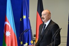 President Ilham Aliyev and Federal Chancellor Friedrich Merz make press statements (PHOTO)