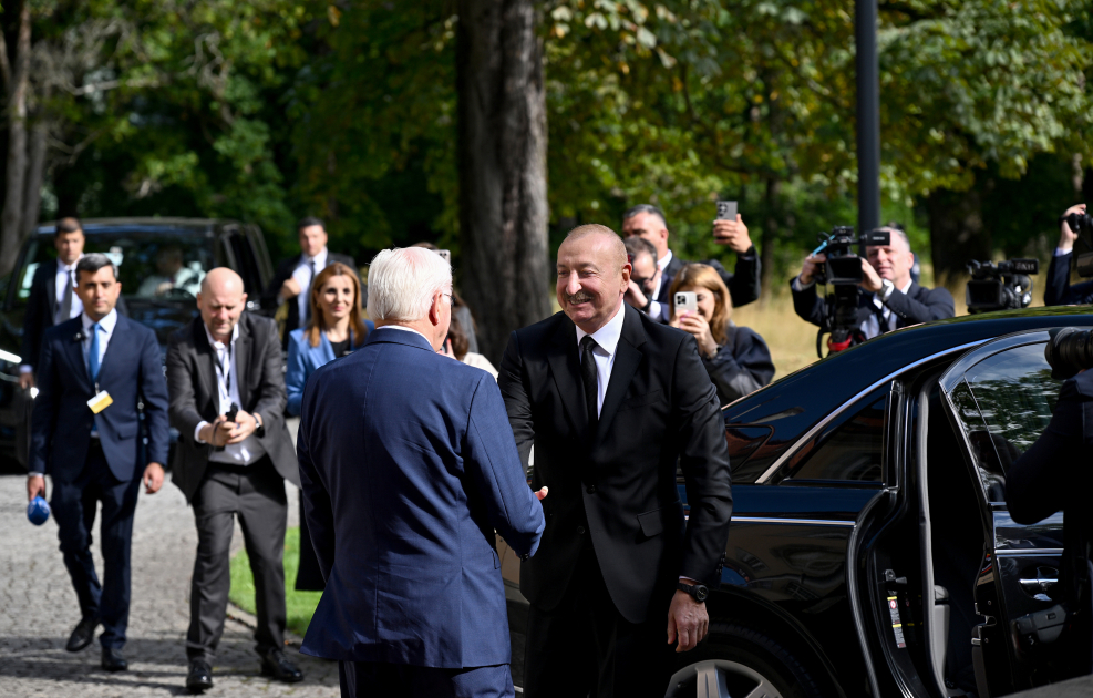 President Ilham Aliyev and President of Germany hold one-on-one meeting (PHOTO/VIDEO)