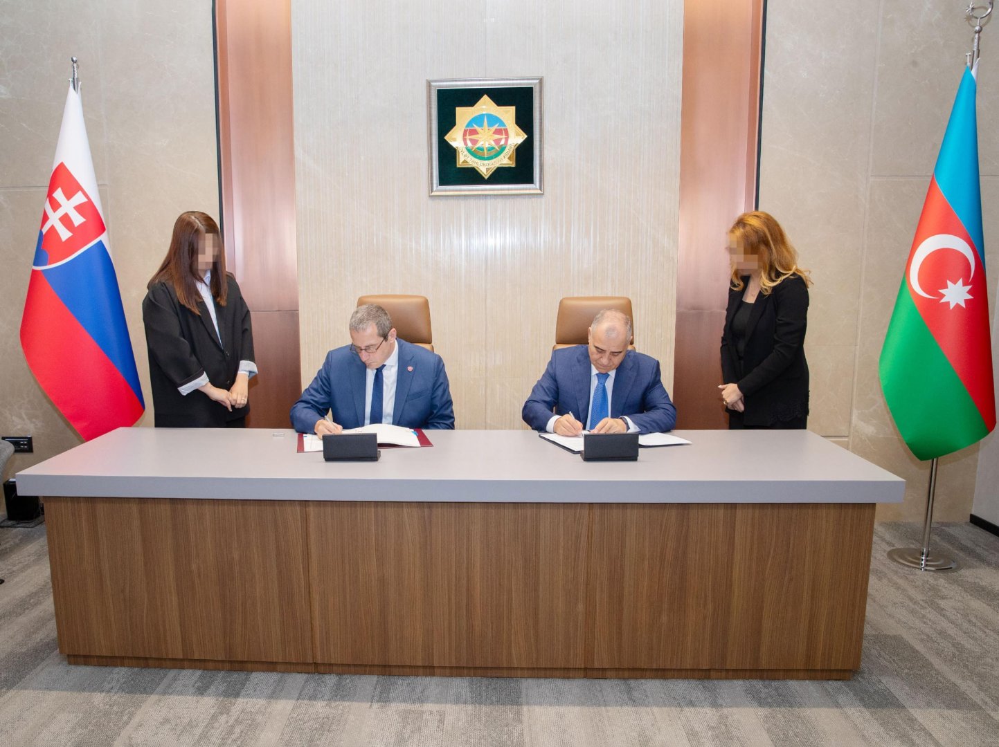 Azerbaijan, Slovakia ink deal on exchange, mutual protection of confidential information (PHOTO)