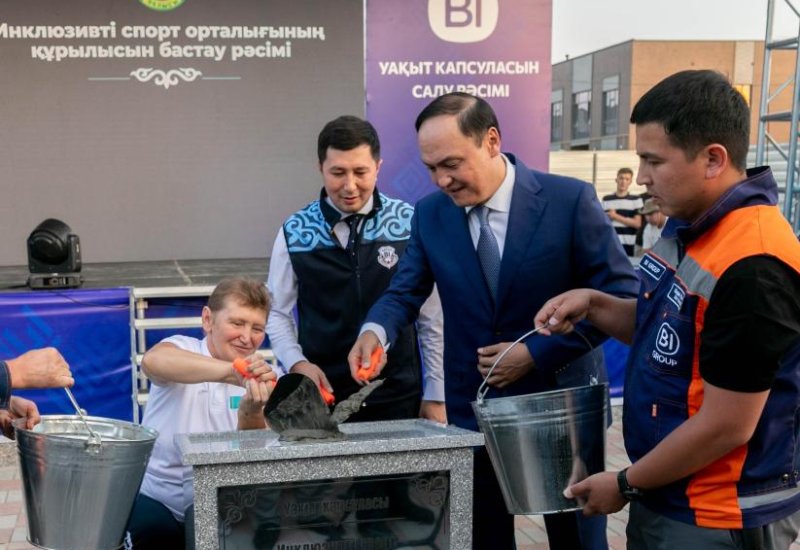 Construction of inclusive sports center begins in Kazakhstan’s Taraz