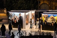 President of Malta visits Reza Deghati's photo exhibition on Khojaly genocide (PHOTO)