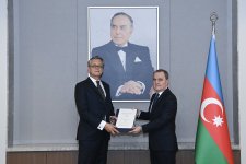 Azerbaijan's foreign minister welcomes new German ambassador (PHOTO)