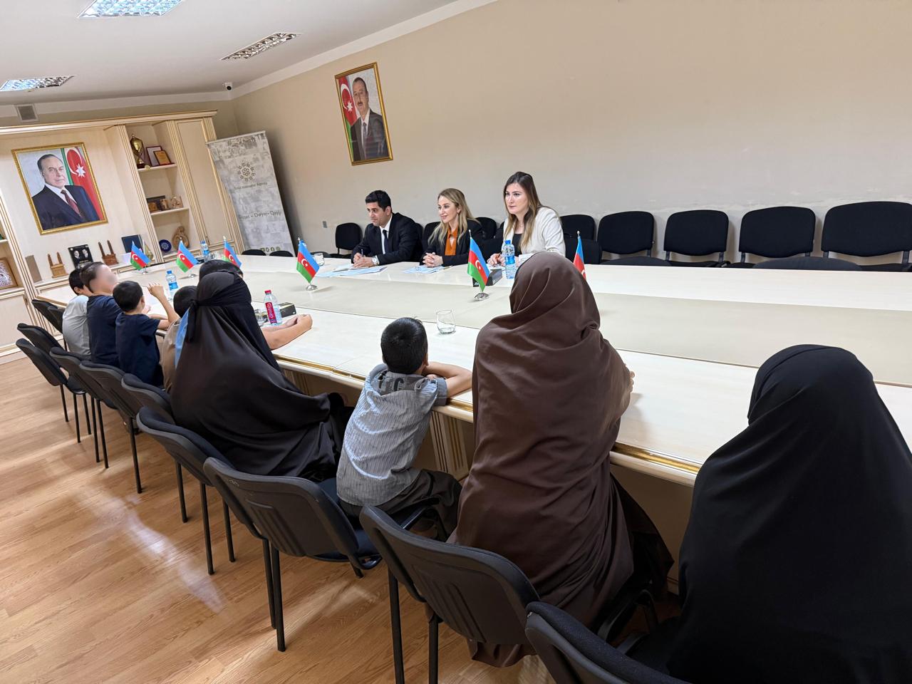 Azerbaijani ombudsperson's representatives meet with repatriates from Syria (PHOTO)