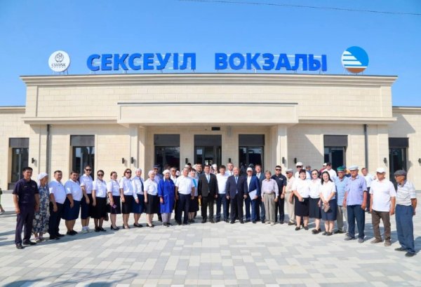 Kazakhstan completes reconstruction of Sekeul railway station