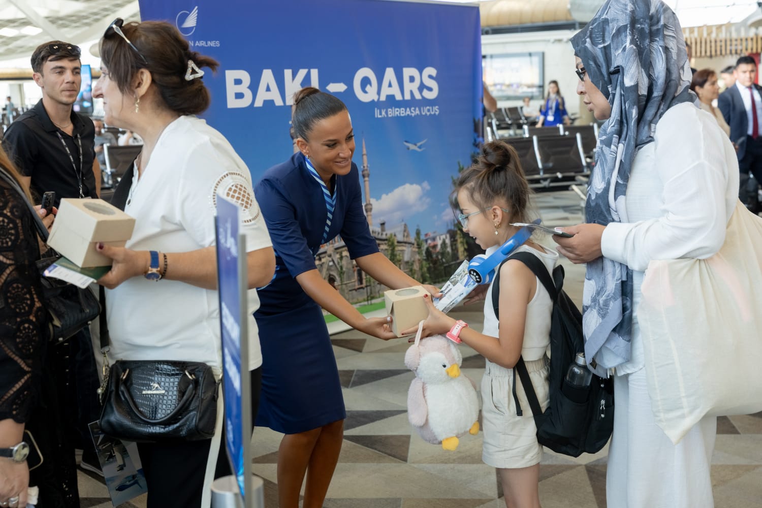 Azerbaijan Airlines launches inaugural flight to Kars, Türkiye (PHOTO)