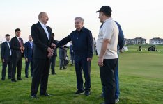 President Ilham Aliyev, alongside Presidents of Kyrgyzstan, Uzbekistan, and Tajikistan, attends inauguration of Golf Club in Cholpon-Ata (PHOTO)