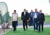 President Ilham Aliyev, alongside Presidents of Kyrgyzstan, Uzbekistan, and Tajikistan, attends inauguration of Golf Club in Cholpon-Ata (PHOTO)