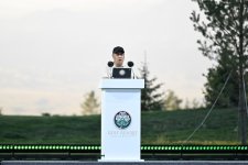 President Ilham Aliyev, alongside Presidents of Kyrgyzstan, Uzbekistan, and Tajikistan, attends inauguration of Golf Club in Cholpon-Ata (PHOTO)