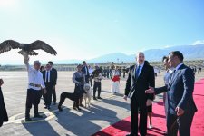 President Ilham Aliyev arrives in Kyrgyzstan for state visit (PHOTO/VIDEO)