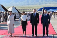 President Ilham Aliyev arrives in Kyrgyzstan for state visit (PHOTO/VIDEO)