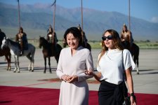 President Ilham Aliyev arrives in Kyrgyzstan for state visit (PHOTO/VIDEO)