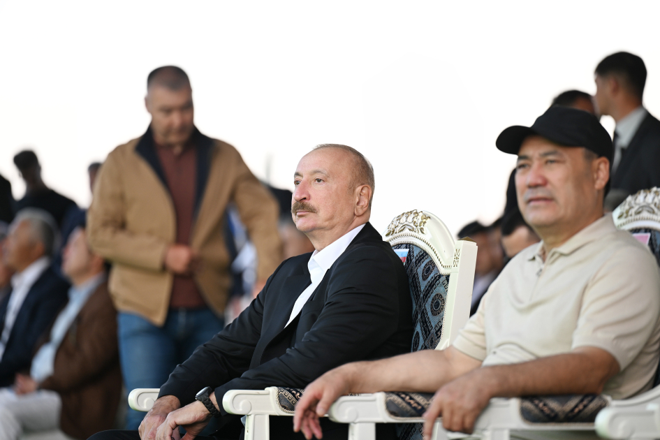 President Ilham Aliyev, alongside Presidents of Kyrgyzstan, Uzbekistan, and Tajikistan, attends inauguration of Golf Club in Cholpon-Ata (PHOTO)