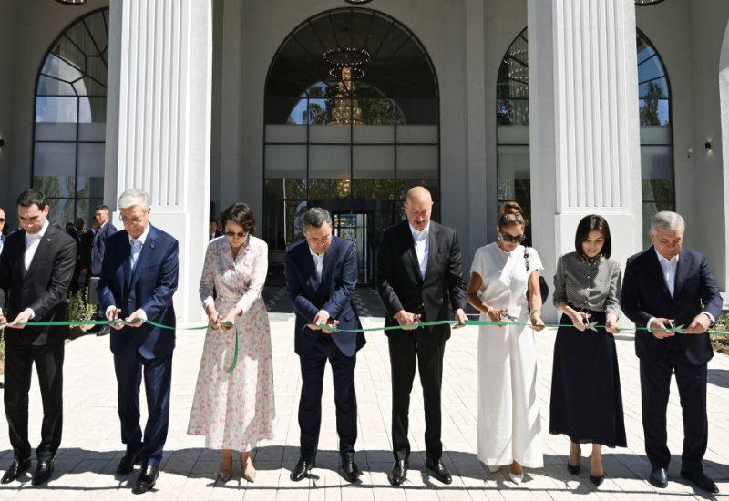 President Ilham Aliyev and First Lady Mehriban Aliyeva attend inauguration of Baku Resort & Spa hotel on shores of Lake Issyk-Kul (PHOTO)