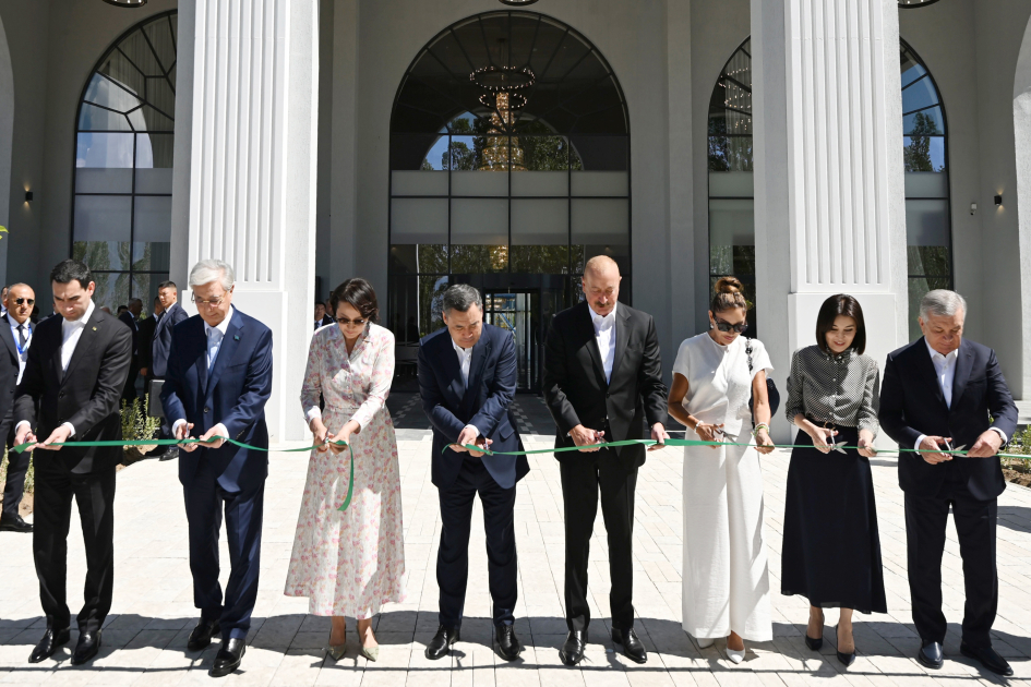 President Ilham Aliyev and First Lady Mehriban Aliyeva attend inauguration of Baku Resort & Spa hotel on shores of Lake Issyk-Kul (PHOTO/VIDEO)