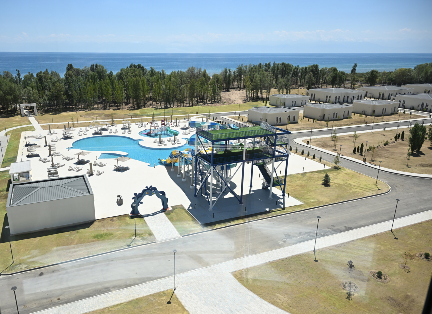 President Ilham Aliyev and First Lady Mehriban Aliyeva attend inauguration of Baku Resort & Spa hotel on shores of Lake Issyk-Kul (PHOTO/VIDEO)