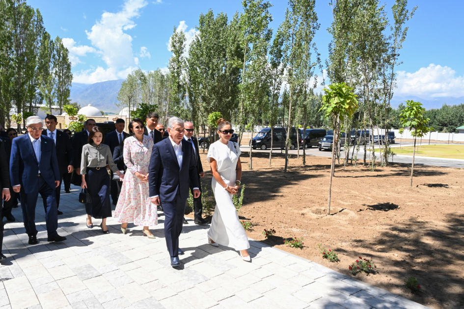 President Ilham Aliyev and First Lady Mehriban Aliyeva attend inauguration of Baku Resort & Spa hotel on shores of Lake Issyk-Kul (PHOTO/VIDEO)
