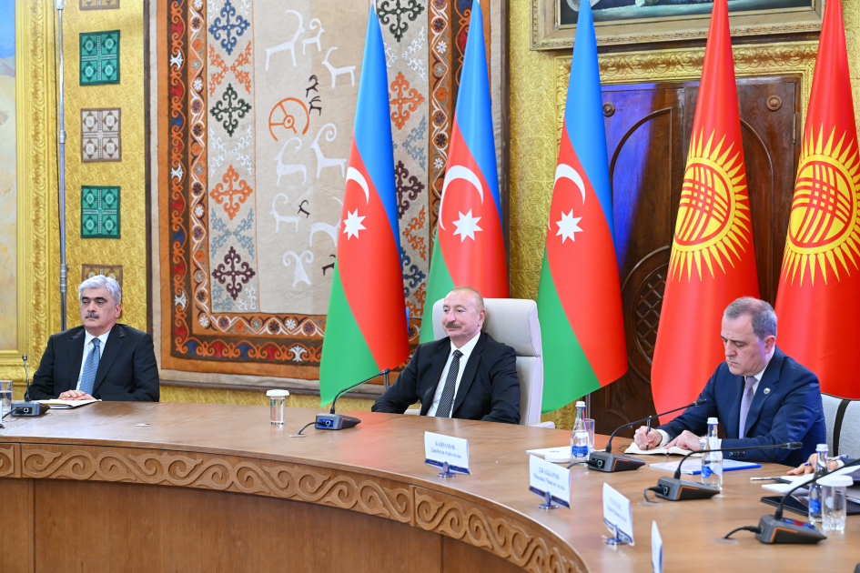 3rd meeting of Interstate Council of Azerbaijan and Kyrgyzstan held in Cholpon-Ata (PHOTO/VIDEO)