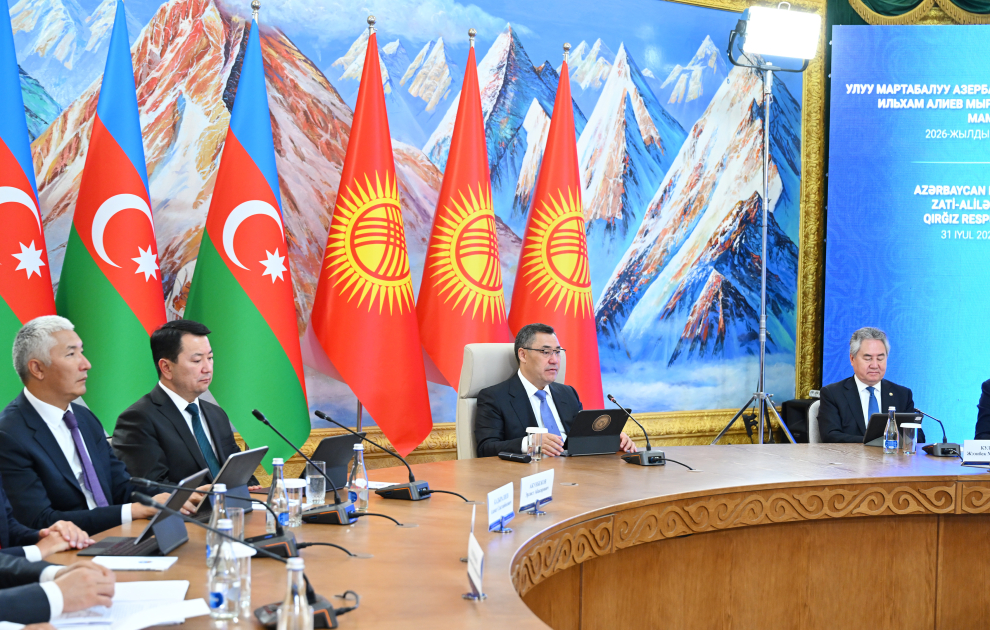3rd meeting of Interstate Council of Azerbaijan and Kyrgyzstan held in Cholpon-Ata (PHOTO/VIDEO)