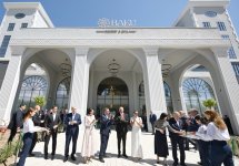 President Ilham Aliyev and First Lady Mehriban Aliyeva attend inauguration of Baku Resort & Spa hotel on shores of Lake Issyk-Kul (PHOTO/VIDEO)