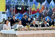 State banquet held in honor of President Ilham Aliyev and First Lady Mehriban Aliyeva in Cholpon-Ata (PHOTO/VIDEO)