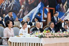 State banquet held in honor of President Ilham Aliyev and First Lady Mehriban Aliyeva in Cholpon-Ata (PHOTO/VIDEO)